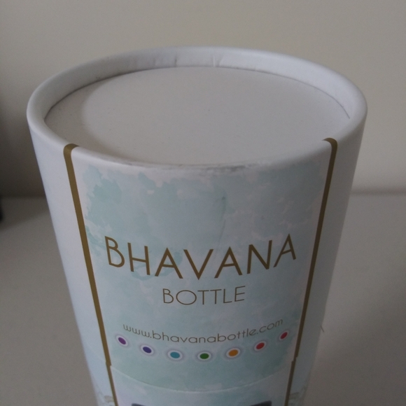 BHAVANA Bamboo Water Bottle 'PEACE' 17.9 oz Tumbler with Tea/Fruit Infuser NWT - Picture 6 of 12